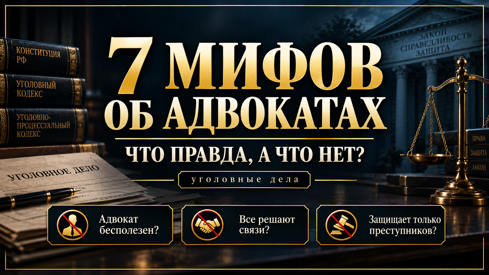 7 мифов об адвокатах — что правда, а что нет
